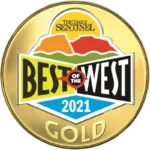 Best of the West 2021 winner badge