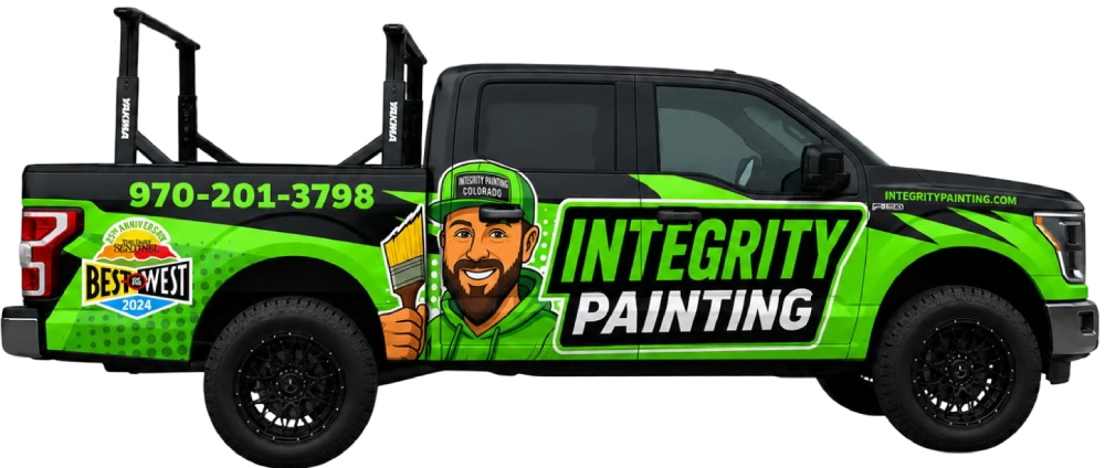 Integrity Painting wrapped work truck in Grand Junction, Colorado