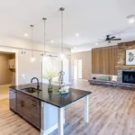Repainted kitchen cabinets in a Grand Junction home