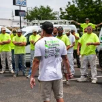 Integrity Painting crew meeting in Grand Junction, Colorado