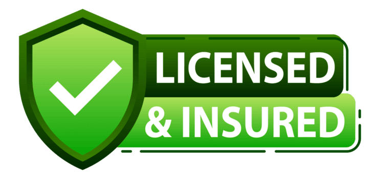 Licensed, insured and bonded badge