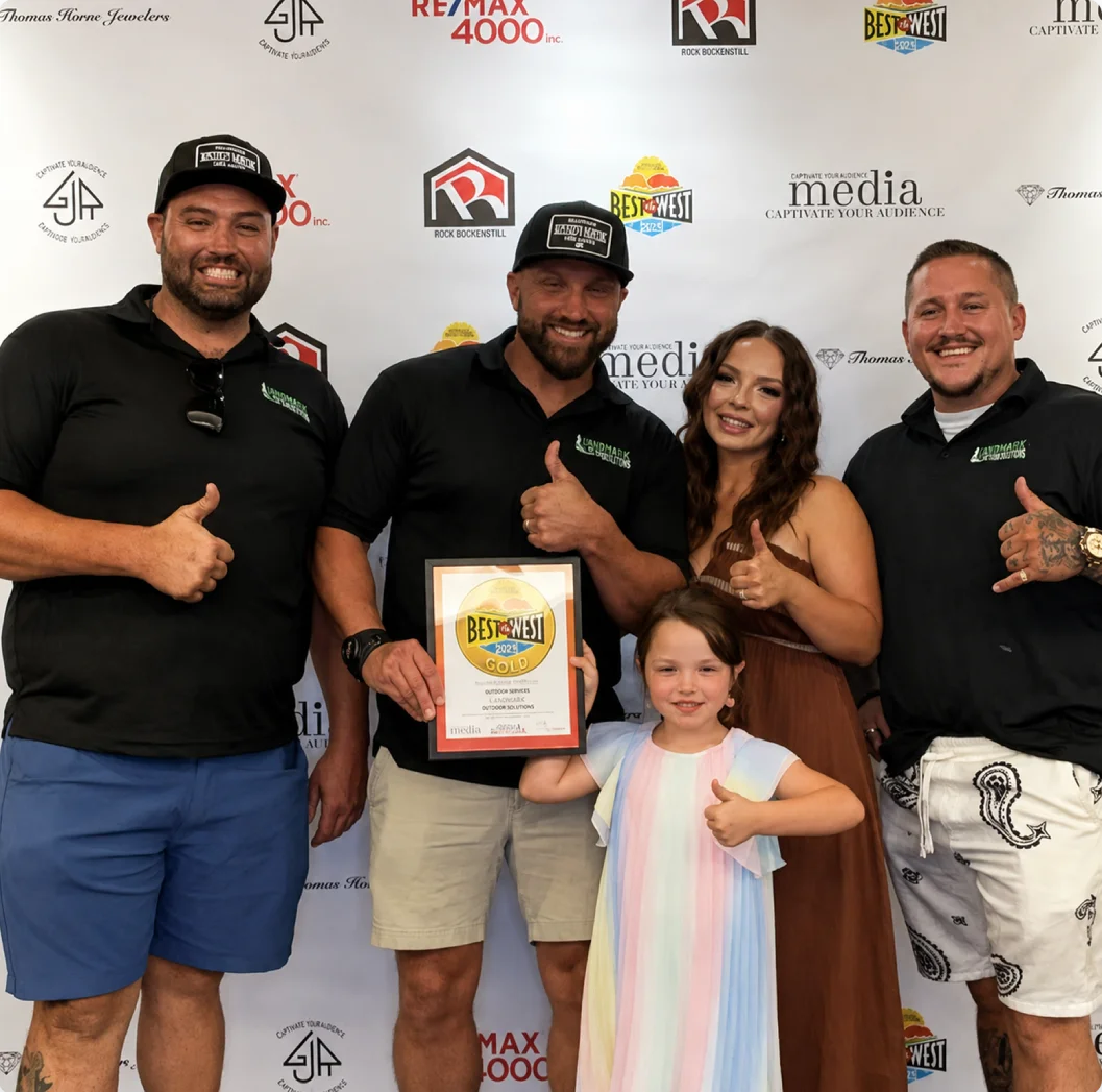 The Integrity Painting team at the Best of the West award ceremony